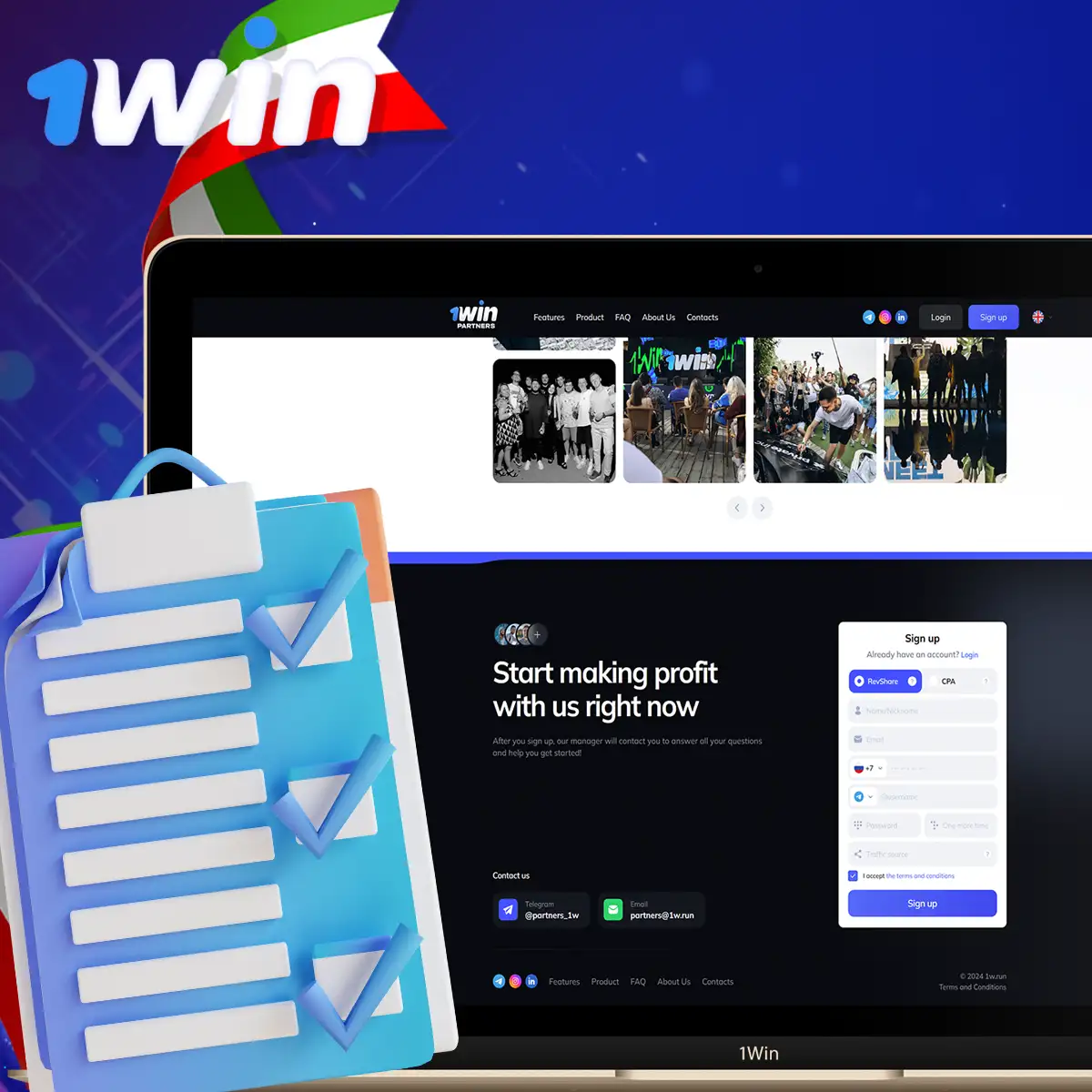 For inquiries or support regarding the 1Win Affiliate Program, feel free to reach out to us through several convenient methods.